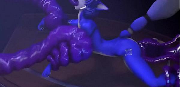  Aparoid-Treatment- krystal-SFM-Furry-Tentacle-Animation  - Best Free 3D Cartoon